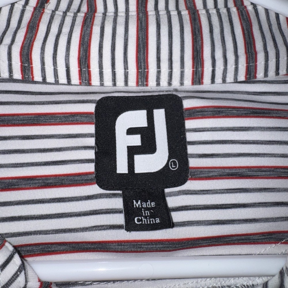 Men's Large FootJoy Striped Performance Polo 100th PGA Championship Bellerive - Picture 3 of 5